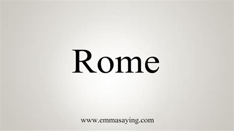 romwe pronunciation|how to say romwe.